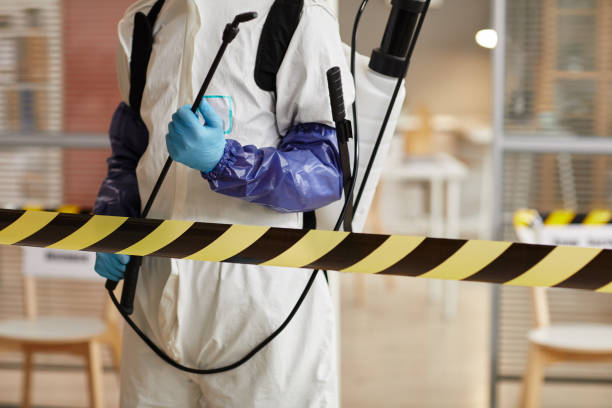 Professional Biohazard Cleanup technician working in Palm City, FL